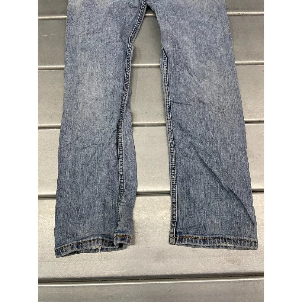 Levis 511 Jeans Mens 28X29 Blue‎ Light Wash Denim Slim Straight Leg Distressed